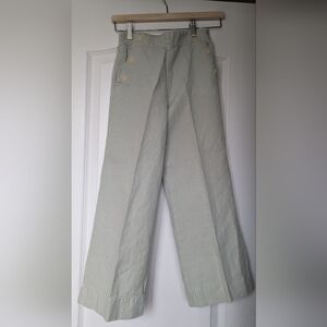 Zara kids pants with buttons in sage green Size US 13-14 (164cm)
